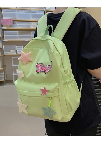Üniversite Öğrencileri Lise Öğrencileri Ortaokul Kızları Genç Yıldız Sırt Kadın Için Niş Tasarımlı Okul Çantası (Yurt Dışından) fiyatları