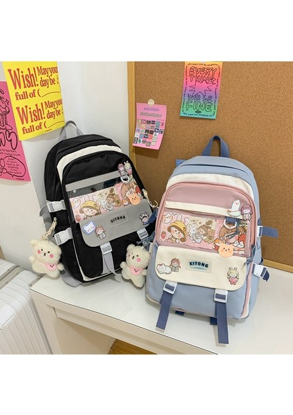 Okul Kadın Üniversite Öğrencisi Sırt Ya Uygun ve Sevimli Ortaokul Öğrencisi Ilkokul Öğrencisi Üçüncü Ila Altıncı Sınıf Sırt Çantası (Yurt Dışından) fiyatları
