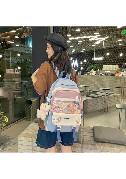 Okul Kadın Üniversite Öğrencisi Sırt Ya Uygun ve Sevimli Ortaokul Öğrencisi Ilkokul Öğrencisi Üçüncü Ila Altıncı Sınıf Sırt Çantası (Yurt Dışından) fırsatları