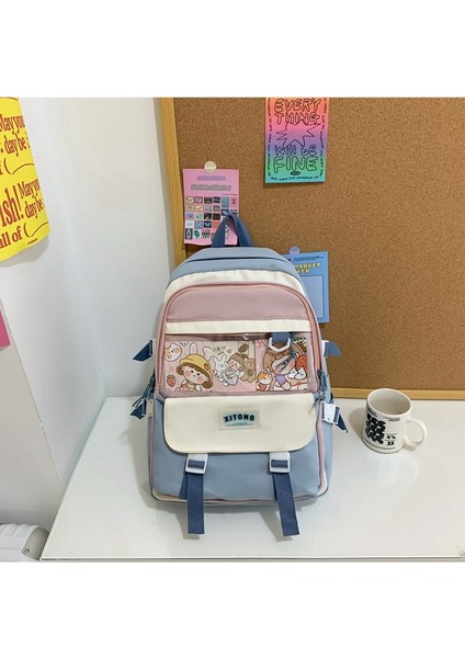 Okul Kadın Üniversite Öğrencisi Sırt Ya Uygun ve Sevimli Ortaokul Öğrencisi Ilkokul Öğrencisi Üçüncü Ila Altıncı Sınıf Sırt Çantası (Yurt Dışından) indirimleri