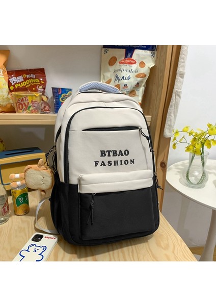 Omuz Rahat Kadın Bahar Sırt Lise Kampüsü Büyük Kapasite Azaltma Ultra Hafif Okul Çantası (Yurt Dışından) modelleri