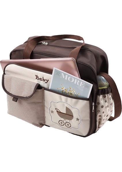 Büyük Kapasiteli Çok Fonksiyonlu Moda Omuz Crossbody Su Geçirmez Anne Anne ve Bebek Gezi Anne Çantası (Yurt Dışından) indirimleri