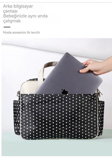 Su Geçirmez Çok Fonksiyonlu Büyük Kapasiteli Çapraz Vücut Omuz Mumya Moda Anne ve Bebek Taşınabilir Doğum Çantası (Yurt Dışından)