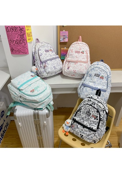 Sırt Kadın Sevimli Lise Ortaokul Öğrencileri Büyük Kapasiteli Sırt Ilkokul Öğrencileri Okul Çantası (Yurt Dışından) fiyatları