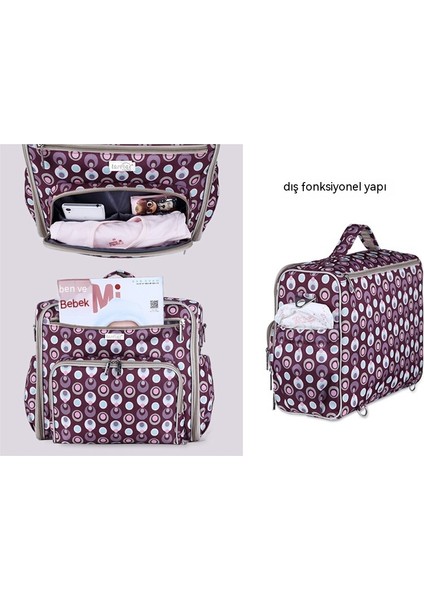 Yeni Naylon Sırt Anne Tek Omuz Crossbody Çok Fonksiyonlu Anne Anne ve Bebek Gezi Çantası (Yurt Dışından) indirimleri