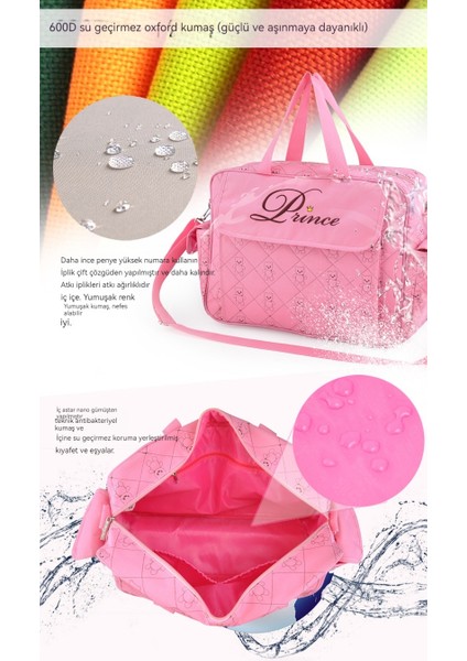 Klasik Oxford Kumaş Omuz Crossbody Anne Çok Fonksiyonlu Su Geçirmez Anne Doğum ve Bebek Çantası (Yurt Dışından) indirimleri