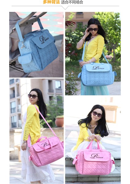 Klasik Oxford Kumaş Omuz Crossbody Anne Çok Fonksiyonlu Su Geçirmez Anne Doğum ve Bebek Çantası (Yurt Dışından) fırsatları