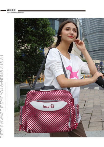 Tek Omuzlu Çapraz Çok Fonksiyonlu Anne Büyük Kapasiteli Anne ve Bebek Gezi Su Geçirmez Anne Doğum Çantası (Yurt Dışından) fırsatları