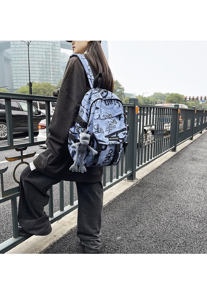 Kadın Için Okul Kişiselleştirilmiş Kamuflaj Graffiti Çiftler Sırt Erkekler Için Büyük Kapasiteli Öğrenci Sırt Çantası (Yurt Dışından) modelleri