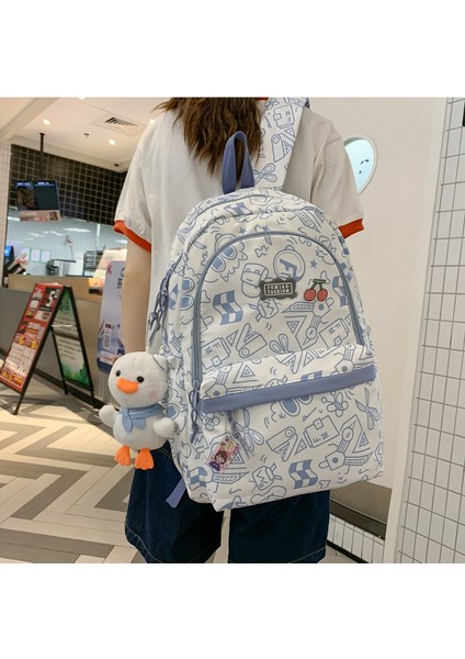 Sırt Kadın Sevimli Lise Ortaokul Öğrencileri Büyük Kapasiteli Sırt Ilkokul Öğrencileri Okul Çantası (Yurt Dışından) fiyatları
