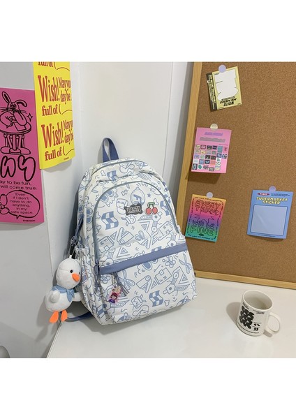 Sırt Kadın Sevimli Lise Ortaokul Öğrencileri Büyük Kapasiteli Sırt Ilkokul Öğrencileri Okul Çantası (Yurt Dışından) modelleri