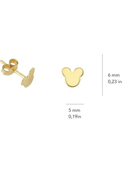 14K Altın Mıckey Küpe indirimleri