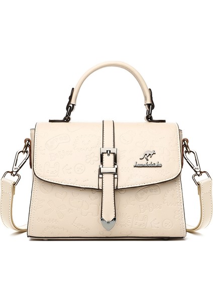 Yeni Çapraz Çanta, Modaya Uygun, Büyük Kapasiteli, Dokulu, El Tipi Omuz Çantası (Yurt Dışından)