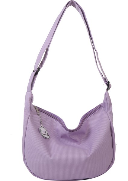 Basit Yeni Stil Edebi Tek Omuzlu Düz Renk Crossbody Çanta Çanta (Yurt Dışından)