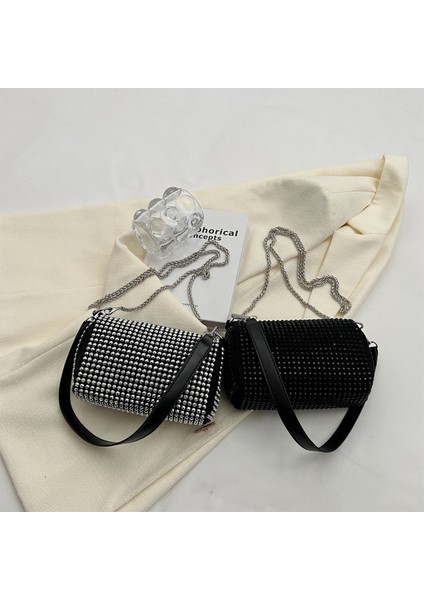 Parlak Elmaslarla Yeni Moda, Şık ve Rahat Zincirli El Omuz Çantası (Yurt Dışından) modelleri