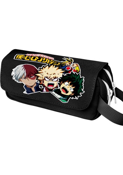 My Hero Academia Tuval Büyük Kapasiteli Çift Katmanlı Kalem Çantası Anime Kırtasiye Kutusu Öğrenci Kırtasiye Kalem Çantası (Yurt Dışından) fiyatları