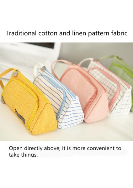 Öğrenciler Için Basit Yaratıcı Kalem Kutusu Tuval Çok Katmanlı Büyük Kapasiteli Kırtasiye Çantası (Yurt Dışından) modelleri