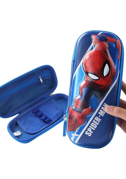 Marvel Yaratıcı 3D Karikatür Büyük Kapasiteli Eva Kalem Çantası Öğrenciler Su Geçirmez Kalem Çantası Çocuk Çok Fonksiyonlu Kırtasiye Kutusu (Yurt Dışından)