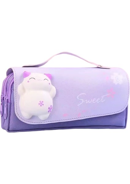 Büyük Kapasiteli Kalem Kalem Kutusu Ofis Koleji Okul Büyük Depolama Yüksek Kapasiteli Çanta Kılıfı Tutucu Kutusu Organizatör (Yurt Dışından)