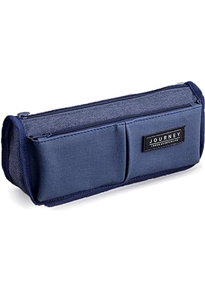 Siyah Depolama Kılıfı Marker Kalem Kalem Kutusu Okul ve Ofis Için Basit Kırtasiye Çanta Tutucu (Mavi) (Yurt Dışından)