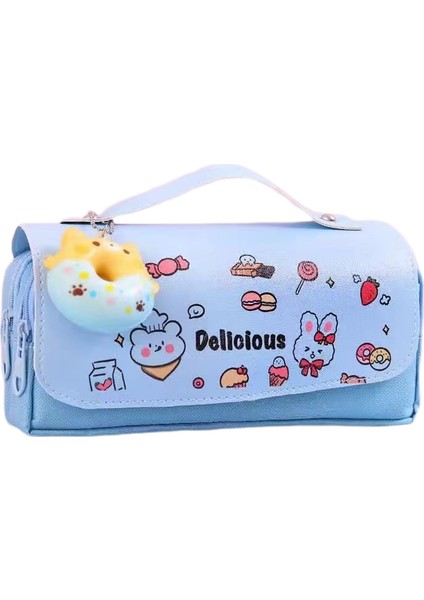 Büyük Kapasiteli Kalem Kalem Kutusu Ofis Koleji Okul Büyük Depolama Yüksek Kapasiteli Çanta Kılıfı Tutucu Kutusu Organizatör (Yurt Dışından)