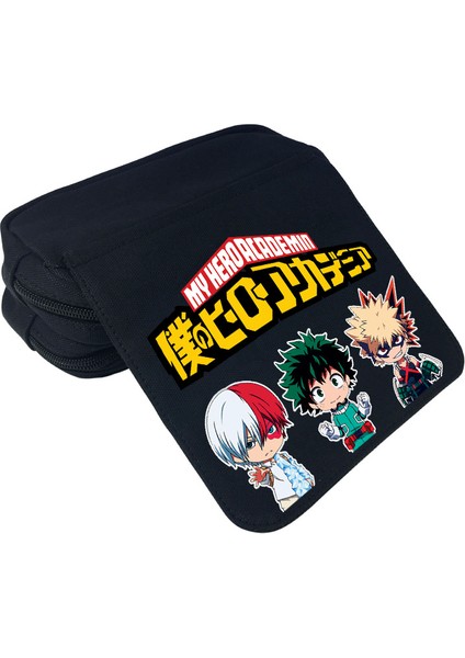My Hero Academia Tuval Büyük Kapasiteli Çift Katmanlı Kalem Çantası Anime Kırtasiye Kutusu Öğrenci Kırtasiye Kalem Çantası (Yurt Dışından) fırsatları