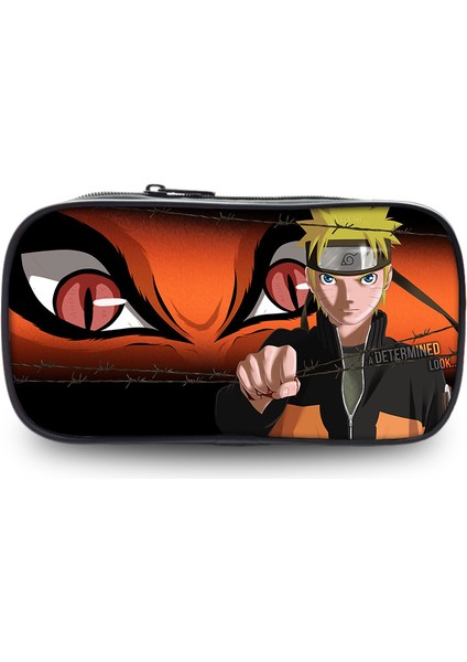 Naruto Büyük Kapasiteli Kalem Kutusu Kırtasiye Çantası Ilk ve Orta Okul Öğrencileri Desen Kalem Kutusu (Yurt Dışından)
