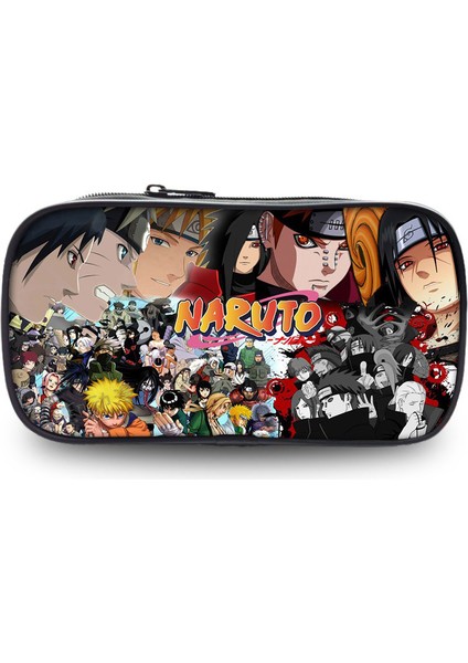 Naruto Büyük Kapasiteli Kalem Kutusu Kırtasiye Çantası Ilk ve Orta Okul Öğrencileri Desen Kalem Kutusu (Yurt Dışından)