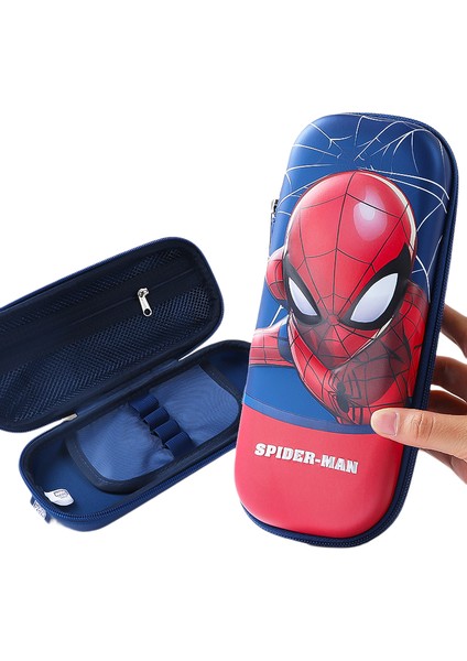 Marvel Yaratıcı 3D Karikatür Büyük Kapasiteli Eva Kalem Çantası Öğrenciler Su Geçirmez Kalem Çantası Çocuk Çok Fonksiyonlu Kırtasiye Kutusu (Yurt Dışından)