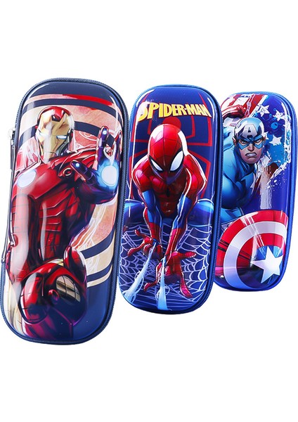 Marvel Yaratıcı 3D Karikatür Büyük Kapasiteli Eva Kalem Çantası Öğrenciler Su Geçirmez Kalem Çantası Çocuk Çok Fonksiyonlu Kırtasiye Kutusu (Yurt Dışından) fiyatları