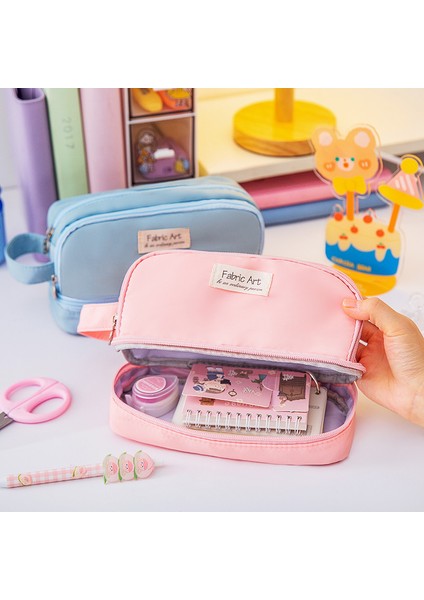 Büyük Kapasiteli Kalem Kalem Kutusu Ofis Koleji Okul Büyük Depolama Yüksek Kapasiteli Çanta Kılıfı Tutucu Kutusu Organizatör, Mor (Yurt Dışından) modelleri