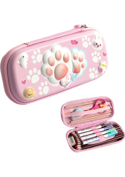 Çocuk Kalem Kutusu Saklama Kutusu 3D Kompozit Film Kalem Kutusu Su Geçirmez Büyük Kapasiteli Kılıf (Yurt Dışından)