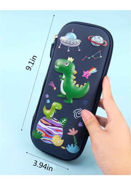 Kızlar Için Kalem Kutusu Sevimli Kalem Kutusu Karikatür Kedi 3D Eva Bölmeli Kalem Kutusu Kılıfı Tutucu Okul Hediyeleri (Dinozor) (Yurt Dışından) modelleri