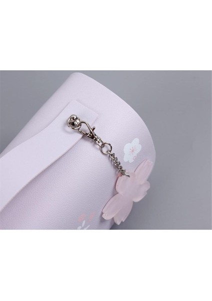 Kiraz Çiçeği Kalem Çantası Pembe Tatlı Kalem Kutusu Büyük Kapasiteli Kırtasiye Çantası Okul Malzemeleri Makyaj Çantası (Mor) (Yurt Dışından) fiyatları