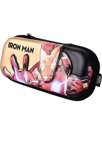 Çocuklar Için Kalem Kutusu Düzenleyici Disney Marvel Çocuk Kalem Kutusu 3D Lamine Film Kalem Kutusu Su Geçirmez Anime Büyük Kapasiteli Kutu (Iron Man1) (Yurt Dışından)