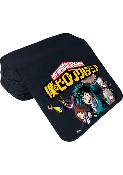 My Hero Academia Tuval Büyük Kapasiteli Çift Katmanlı Kalem Çantası Anime Kırtasiye Kutusu Öğrenci Kırtasiye Kalem Çantası (Yurt Dışından) fırsatları