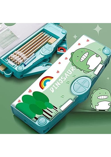 Renkli Karikatür Karakter Kalem Kutusu Güzel Prenses Desen Çok Fonksiyonlu Kalem Kutusu Öğrenci Için Çocuklar/çocuklar Için Özel Hediyeler (Küçük Dinozor) (Yurt Dışından) fiyatları