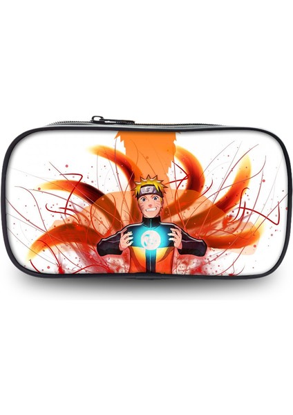 Naruto Büyük Kapasiteli Kalem Kutusu Kırtasiye Çantası Ilk ve Orta Okul Öğrencileri Desen Kalem Kutusu (Yurt Dışından)