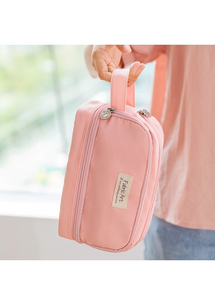 Büyük Kapasiteli Kalem Kalem Kutusu Ofis Koleji Okul Büyük Depolama Yüksek Kapasiteli Çanta Kılıfı Tutucu Kutusu Organizatör, Pembe (Yurt Dışından)