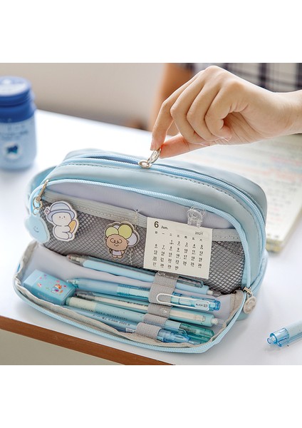 Büyük Kapasiteli Kalem Kalem Kutusu Ofis Koleji Okul Büyük Depolama Yüksek Kapasiteli Çanta Kılıfı Tutucu Kutusu Organizatör, Pembe (Yurt Dışından) fiyatları