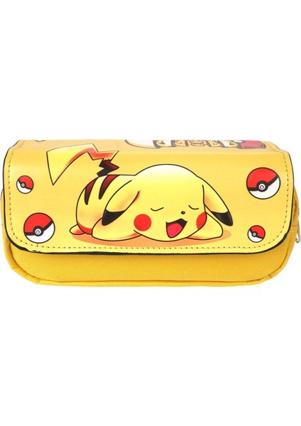 Yetişkin Öğrenciler Için Büyük Anime Baskı Desen Kalem Kutusu Ofis Malzemeleri Çift Zip (Yurt Dışından)