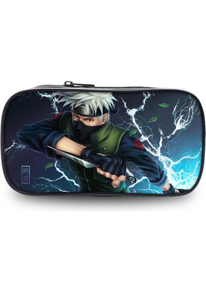 Naruto Büyük Kapasiteli Kalem Kutusu Kırtasiye Çantası Ilk ve Orta Okul Öğrencileri Desen Kalem Kutusu (Yurt Dışından)