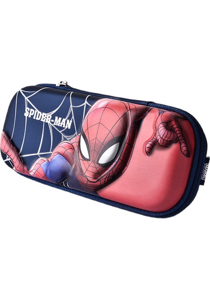 Çocuklar Için Kalem Kutusu Düzenleyici Disney Marvel Çocuk Kalem Kutusu 3D Lamine Film Kalem Kutusu Su Geçirmez Anime Büyük Kapasiteli Kutu (Spiderman1) (Yurt Dışından)