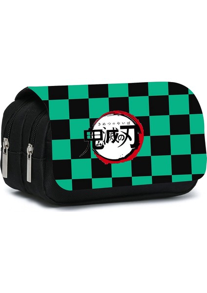 Anime Kalem Kutusu Büyük Kapasiteli Su Geçirmez Kalem Çantası Dayanıklı Kalem Çantası Fermuarlı Taşınabilir Okul Kız Erkek Genç (Yurt Dışından)