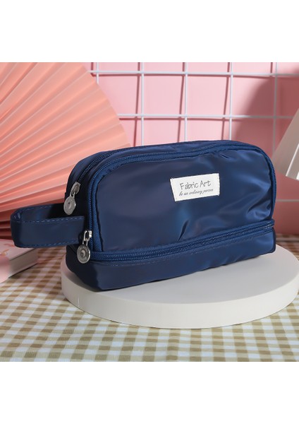 Büyük Kapasiteli Kalem Kalem Kutusu Ofis Koleji Okul Büyük Depolama Yüksek Kapasiteli Çanta Kılıfı Tutucu Kutusu Organizatör, Mavi (Yurt Dışından)