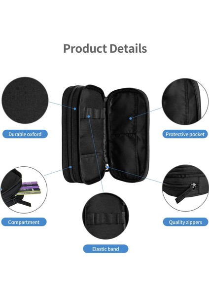 Kalem Kutusu Büyük Kapasiteli Kalem Kılıfı Büyük Çanta Fermuarlı Kutu Üniversite Ofis Malzemeleri Için Erkek ve Kız (Yurt Dışından) fiyatları