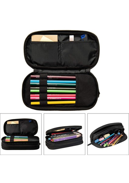 Kalem Kutusu Büyük Kapasiteli Kalem Kılıfı Büyük Çanta Fermuarlı Kutu Üniversite Ofis Malzemeleri Için Erkek ve Kız (Yurt Dışından) fırsatları