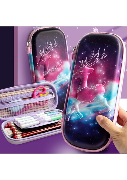 Çocuk Kalem Kutusu Saklama Kutusu 3D Kompozit Film Kalem Kutusu Su Geçirmez Büyük Kapasiteli Kılıf (Yurt Dışından) fiyatları