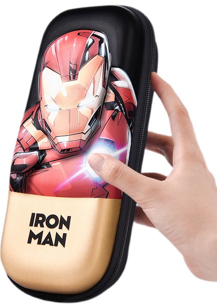 Çocuklar Için Kalem Kutusu Düzenleyici Disney Marvel Çocuk Kalem Kutusu 3D Lamine Film Kalem Kutusu Su Geçirmez Anime Büyük Kapasiteli Kutu (Iron Man2) (Yurt Dışından)