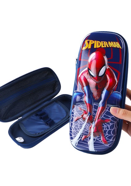 Marvel Yaratıcı 3D Karikatür Büyük Kapasiteli Eva Kalem Çantası Öğrenciler Su Geçirmez Kalem Çantası Çocuk Çok Fonksiyonlu Kırtasiye Kutusu (Yurt Dışından)